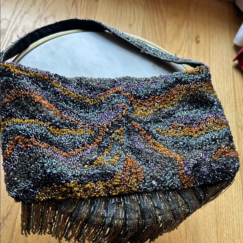Zara Multicolor Beaded Mini Bag